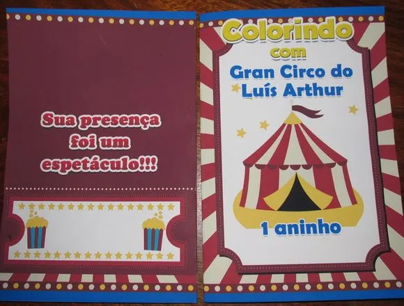 Revista Colorir Circo Vintage 14x10 - foto 2