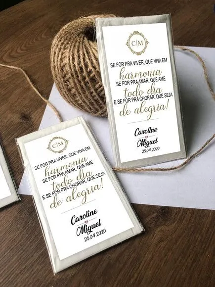 Lágrimas de Alegria Personalizada - feito à mão por Mi Papelaria Criativa