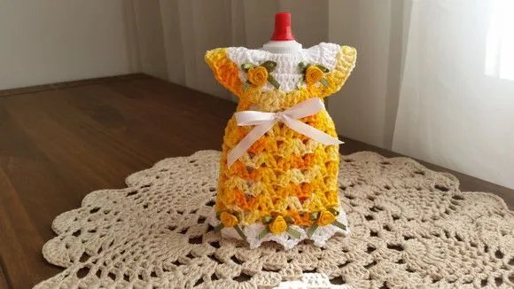Capa para Adoçante Vestidinho Amarelo Mesclado - foto 5