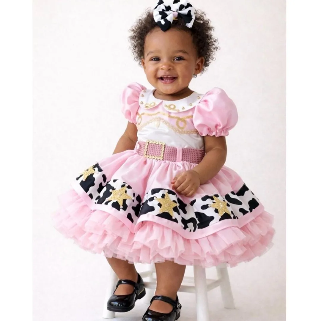 Vestido Fazendinha Rosa