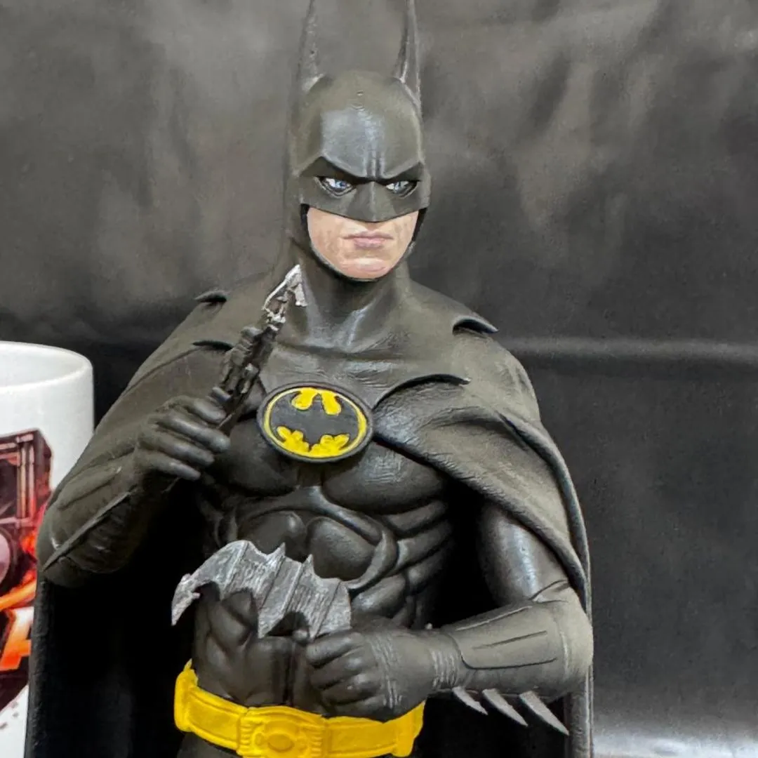 Batman Estátua 1989 Michael keaton Action Figure DC - artesanato feito à mão por 3D BILLA