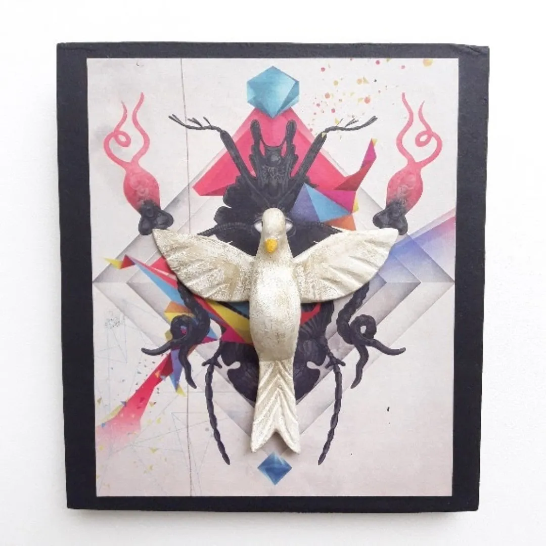 Quadro Divino Arte - artesanato de Estudio Bananeira