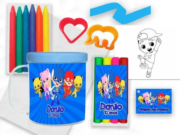 Caneca com Giz e Massinha Lucas Neto Personalizada - artesanato feito à mão por creativitybynina