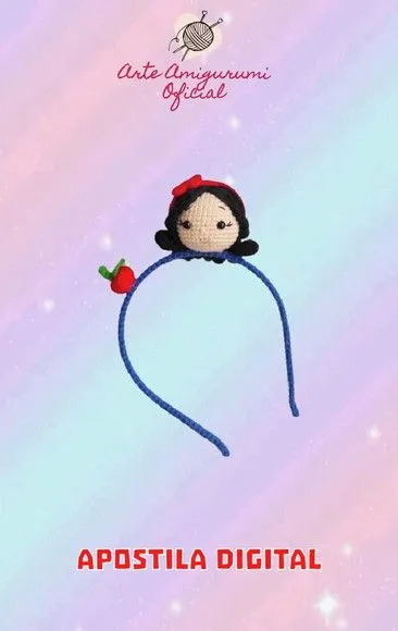 Receita Arco Branca de Neve - Amigurumi - feito à mão por Arte Amigurumi Oficial