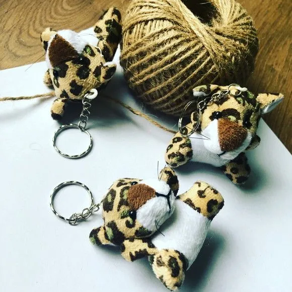 Chaveiro Pelúcia - artesanato feito à mão por Mi Papelaria Criativa