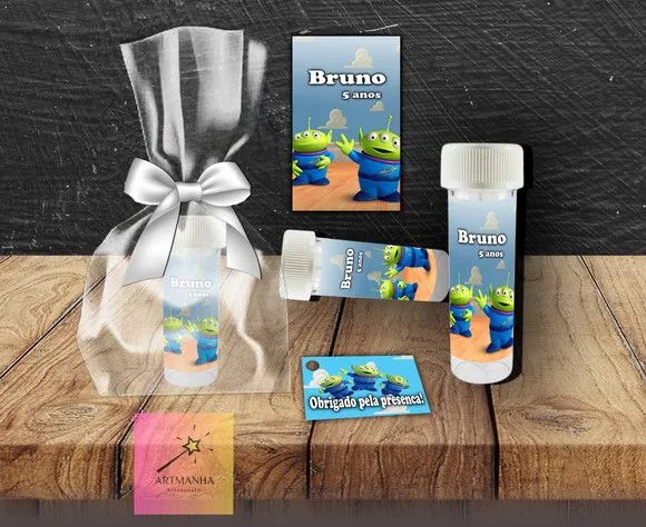 Bolha de Sabão Et Personalizada - feito à mão por Artmanha Lembrancinhas