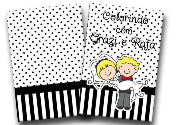 revista colorir casamento 14x10 - artesanato de PAPCRIE