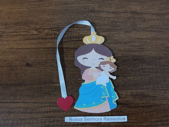 Marcador de Página 10 cm - Nossa Senhora dos Remédios