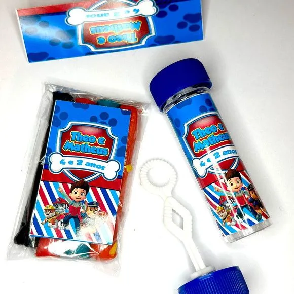 Kit Massinha + Bolha Patrulha Canina Personalizado - foto 2