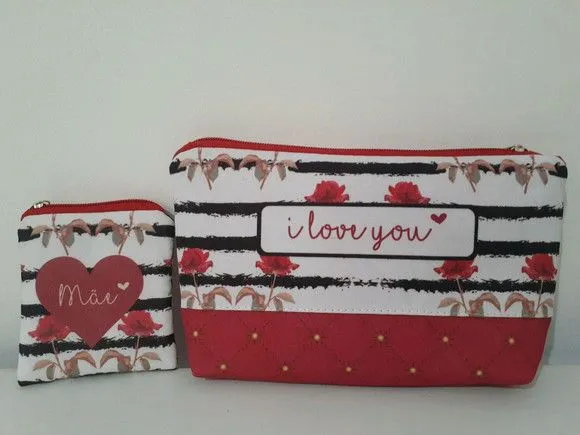Kit necessaire e porta moedas Mãe - foto 4