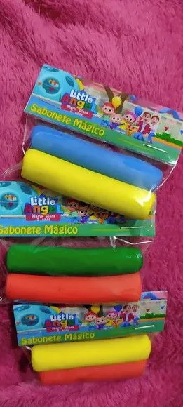 Lembrancinha com 02 Rolinhos de Massinha - artesanato feito à mão por Juliana Biz - casa e bem estar