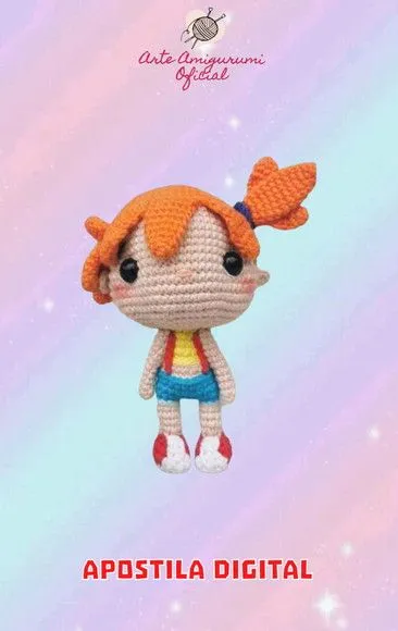Receita Misty Pokémon Amigurumi - feito à mão por Arte Amigurumi Oficial