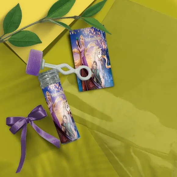 Bolha de Sabão - Enrolados Personalizado