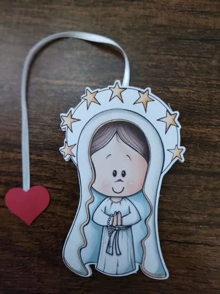 Marcador de Página 08 cm - Nossa Senhora de Lourdes T