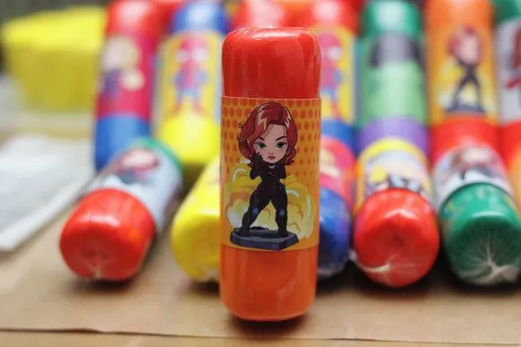 Lembrancinha Personalizada Heróis Sabonete Mágico Massinha - foto 5