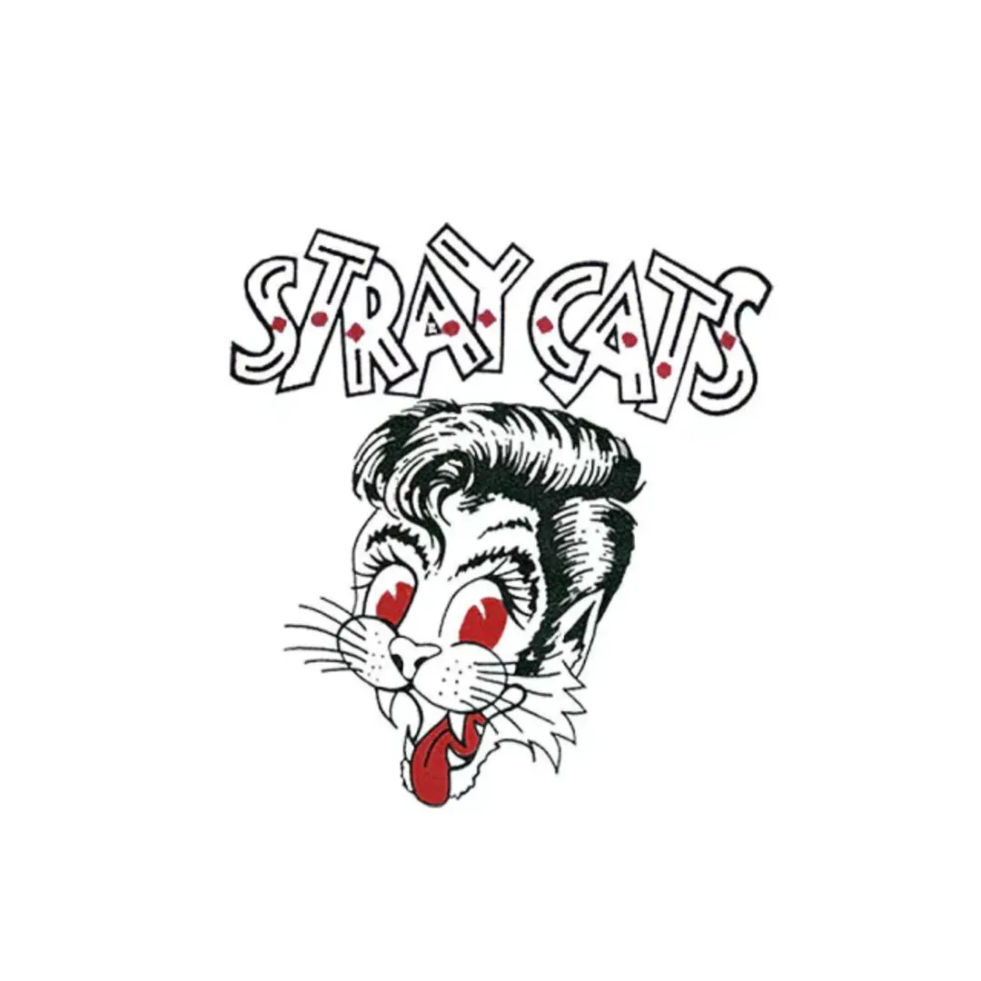 Camiseta Stray Cats, banda classico anos 80, estampa exclusiva, tamanhos unisex - foto 4