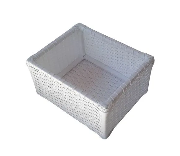 Cesto Sintético Branco 40x30x20 - foto 2