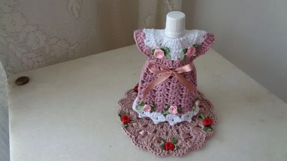 Capa para Adoçante Vestidinho Rosa Velho - foto 3