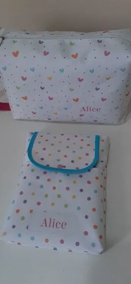 Kit higiene baby - necessaire G + porta fraldas e lenço - foto 2