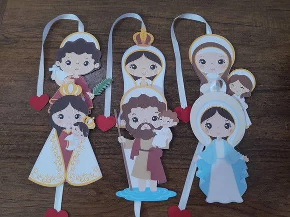 Marcador de Página 13 cm - Santinhos Sortidos