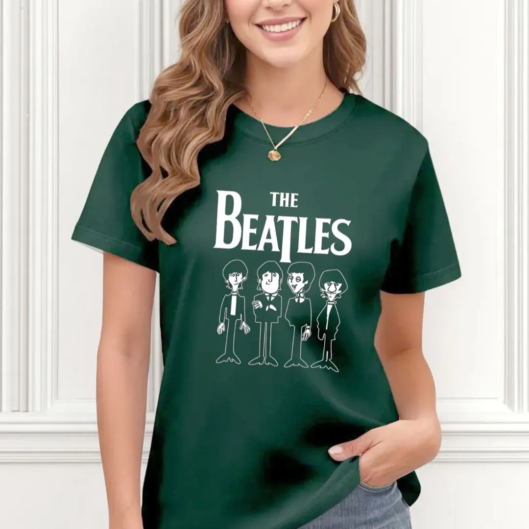 Camiseta Beatles desenho animado, estampa exclusiva, tamanhos unisex - foto 4