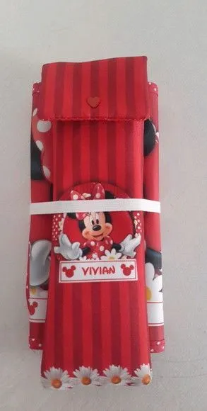 Jogo americano e porta talher Minnie Vermelha - foto 5