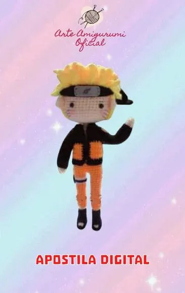 Receita Naruto - Amigurumi - feito à mão por Arte Amigurumi Oficial