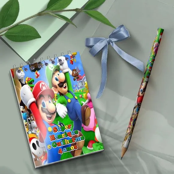 Bloquinho - Super Mario Personalizado