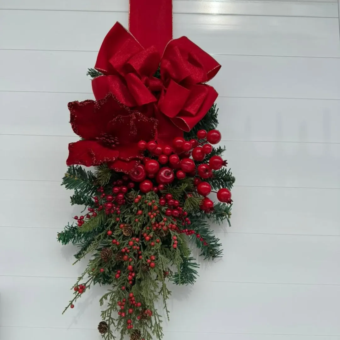 Escapulário de Porta em Festão para Natal - foto 3