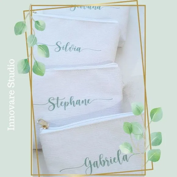 Necessaire personalizada - Casamento - artesanato feito à mão por Innovare Studio