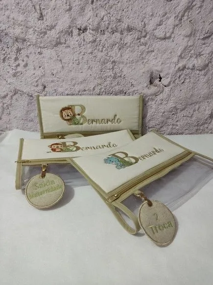Saquinho de trocas - feito à mão por Ateliê cantinho do bebê