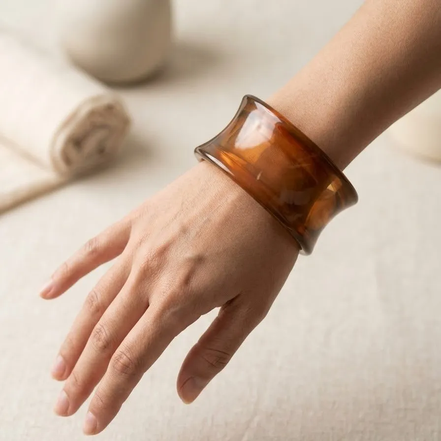 Pulseira em resina - artesanato de Abbracio Bijoux