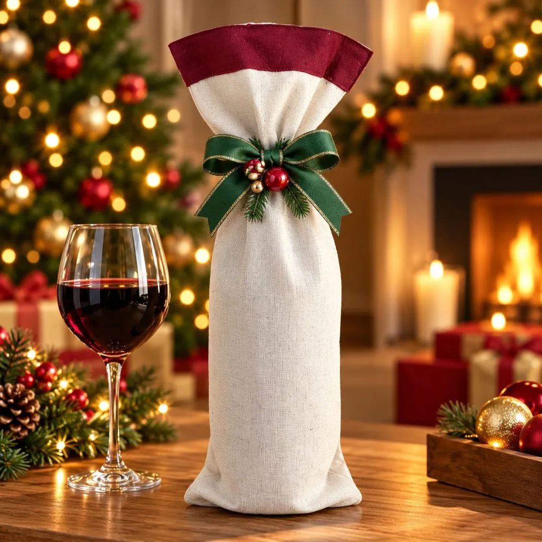 Saco para Bebidas 15x44cm Natal e Ocasiões Especiais - Brinde e Lembrancinha - foto 4