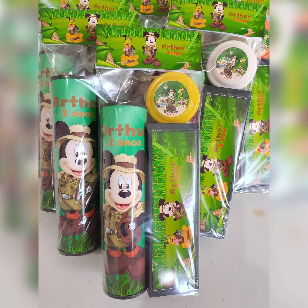 kit diversão lembrancinha (safari do Mickey) - foto 2