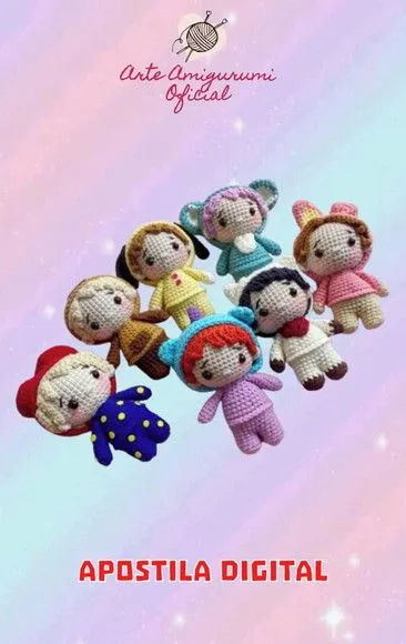 Receita Bts K-pop - Amigurumi - feito à mão por Arte Amigurumi Oficial