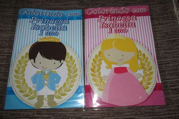Revista colorir Prínce Princes 14x10 - artesanato de PAPCRIE