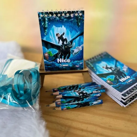 Bloquinho Como Treinar o Seu Dragão Personalizado - foto 2