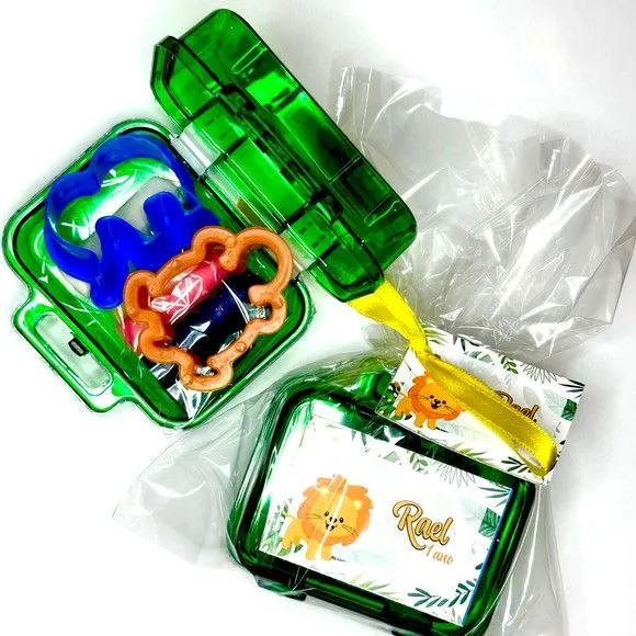 Maletinha Safari Modelar Personalizada - feito à mão por Mi Papelaria Criativa
