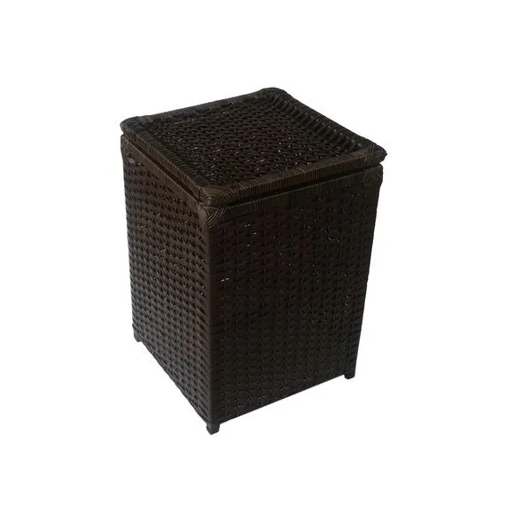 Cesto Roupa Sintético Argila 35x35x60 - foto 2
