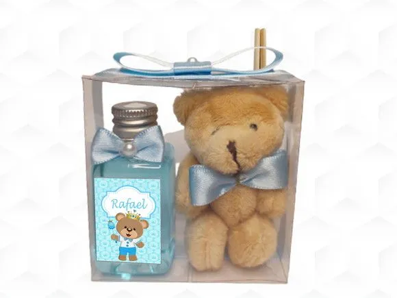 Aromatizador com Ursinho Personalizado - artesanato feito à mão por creativitybynina