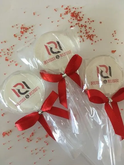 Mini Redondo - com Logo - feito à mão por Lollipops Cristal