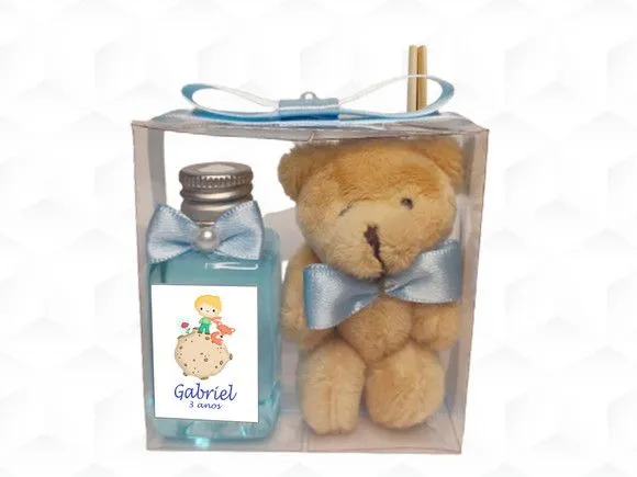 Aromatizador com Ursinho Pequeno Príncipe Personalizado - artesanato feito à mão por creativitybynina