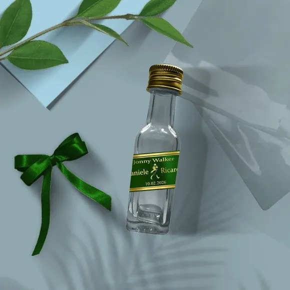 Garrafinha 20ml Personalizada - artesanato feito à mão por Mi Papelaria Criativa