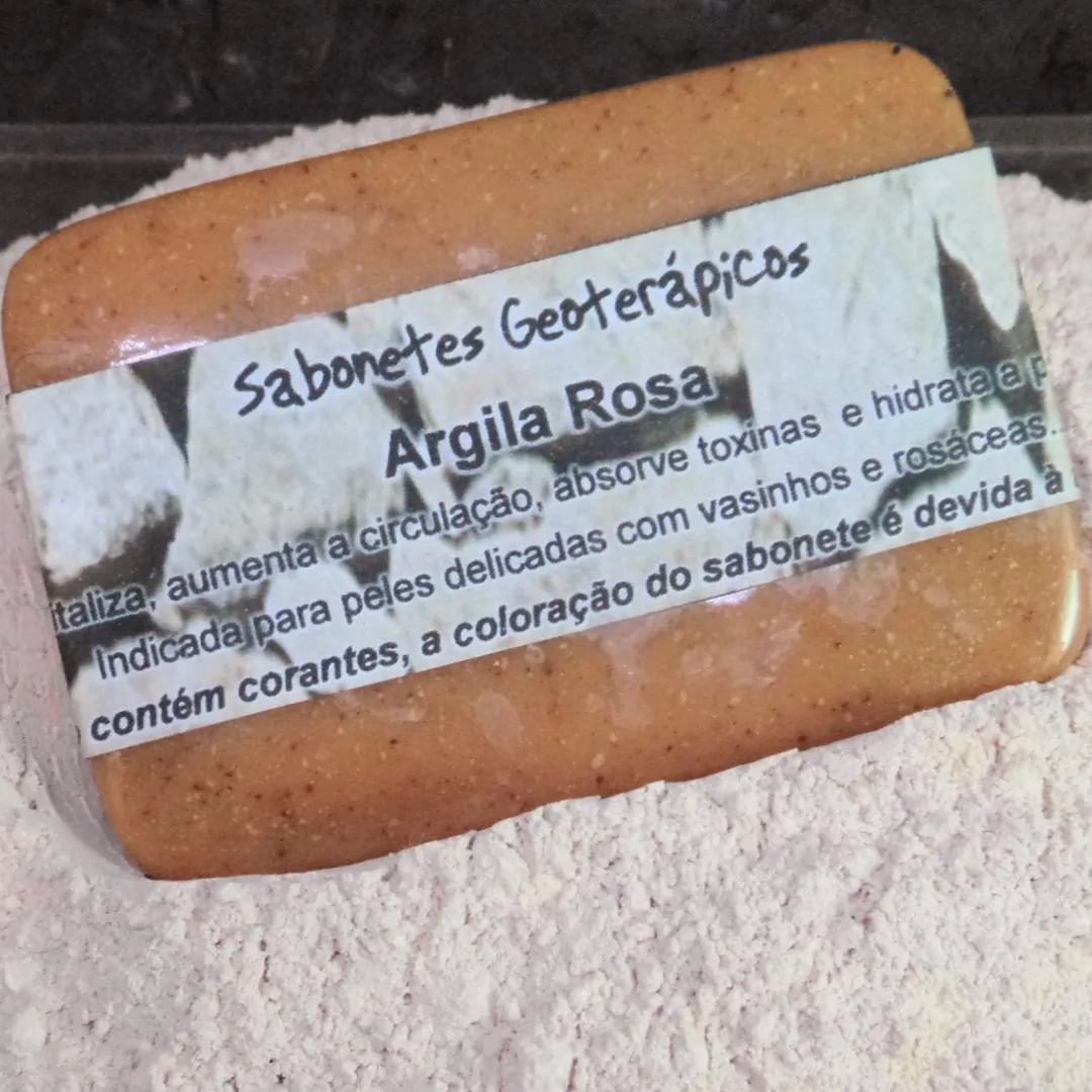 Sabonetes Geoterápicos - Argila Rosa - foto 2