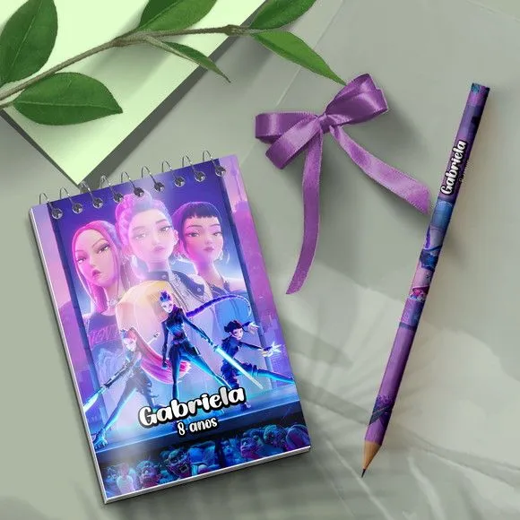 Bloquinho - Kpop Personalizado - artesanato feito à mão por Mi Papelaria Criativa