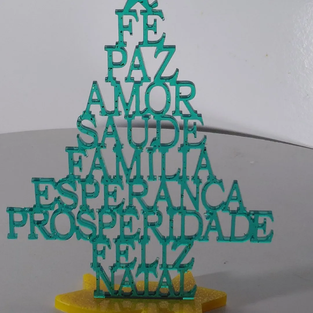 INFEITES DE NATAL, ARVORE PALAVRAS POSITIVA. - foto 3
