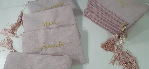 Necessaire Personalizada - Linho - foto 2