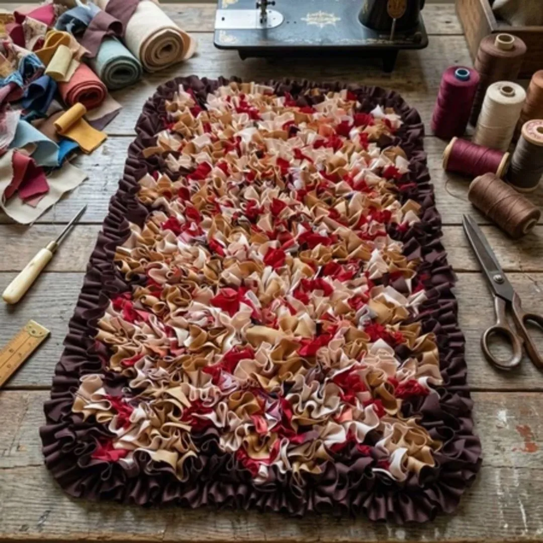 Tapete Mini Capachinho - artesanato feito à mão por Ateliê Eclética Art