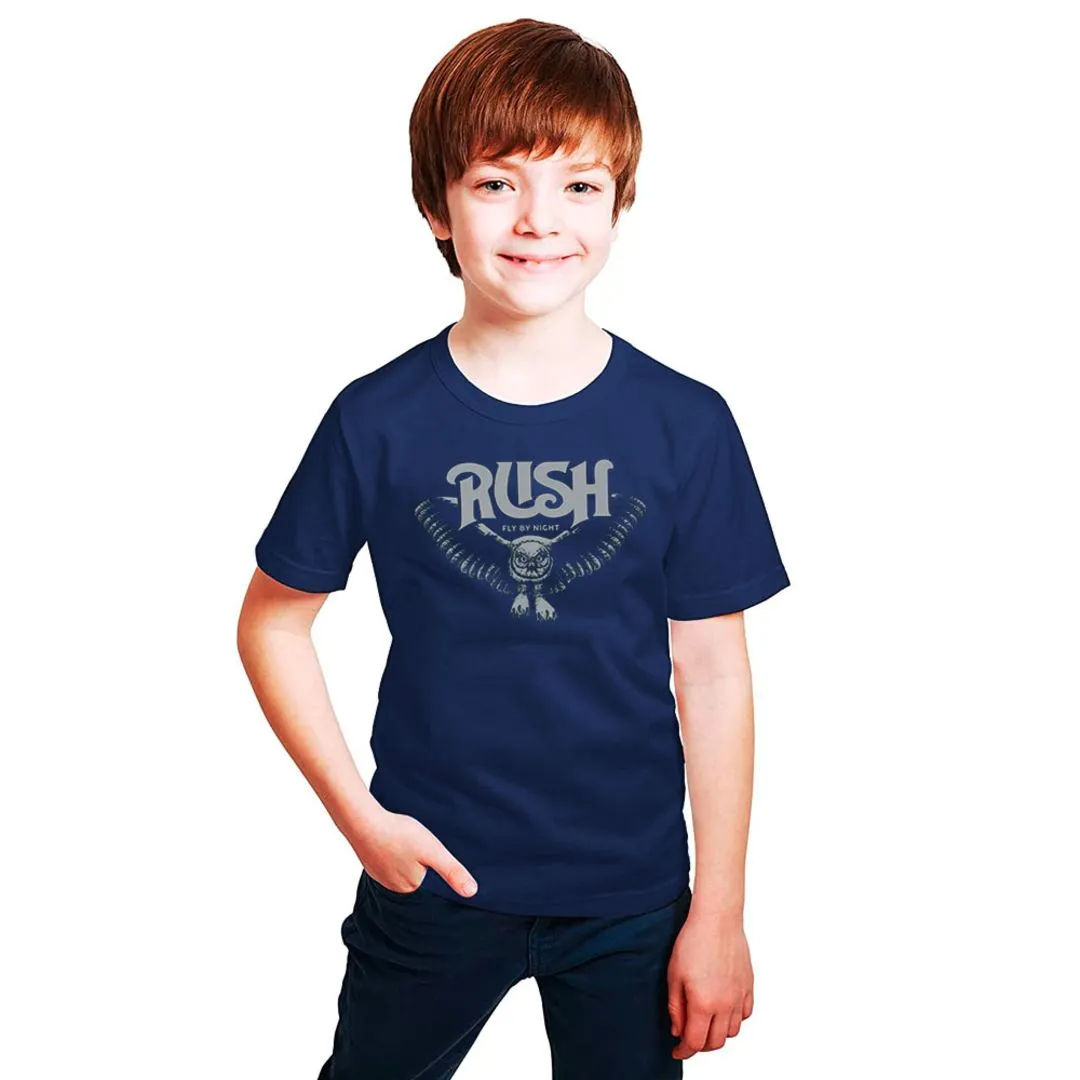 Camiseta infantil Rush Fly By Night , estampa exclusiva, 100% algodão - foto 2