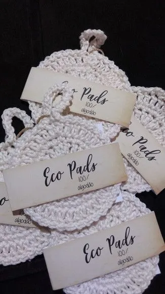 Eco Pads 3 und - artesanato feito à mão por Juliana Biz - casa e bem estar